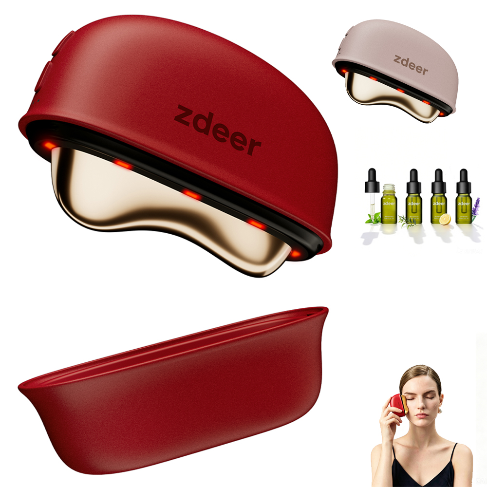 Skincare Glowing - ZDEER GS5 Isıtmalı Elektrikli Gua Sha,