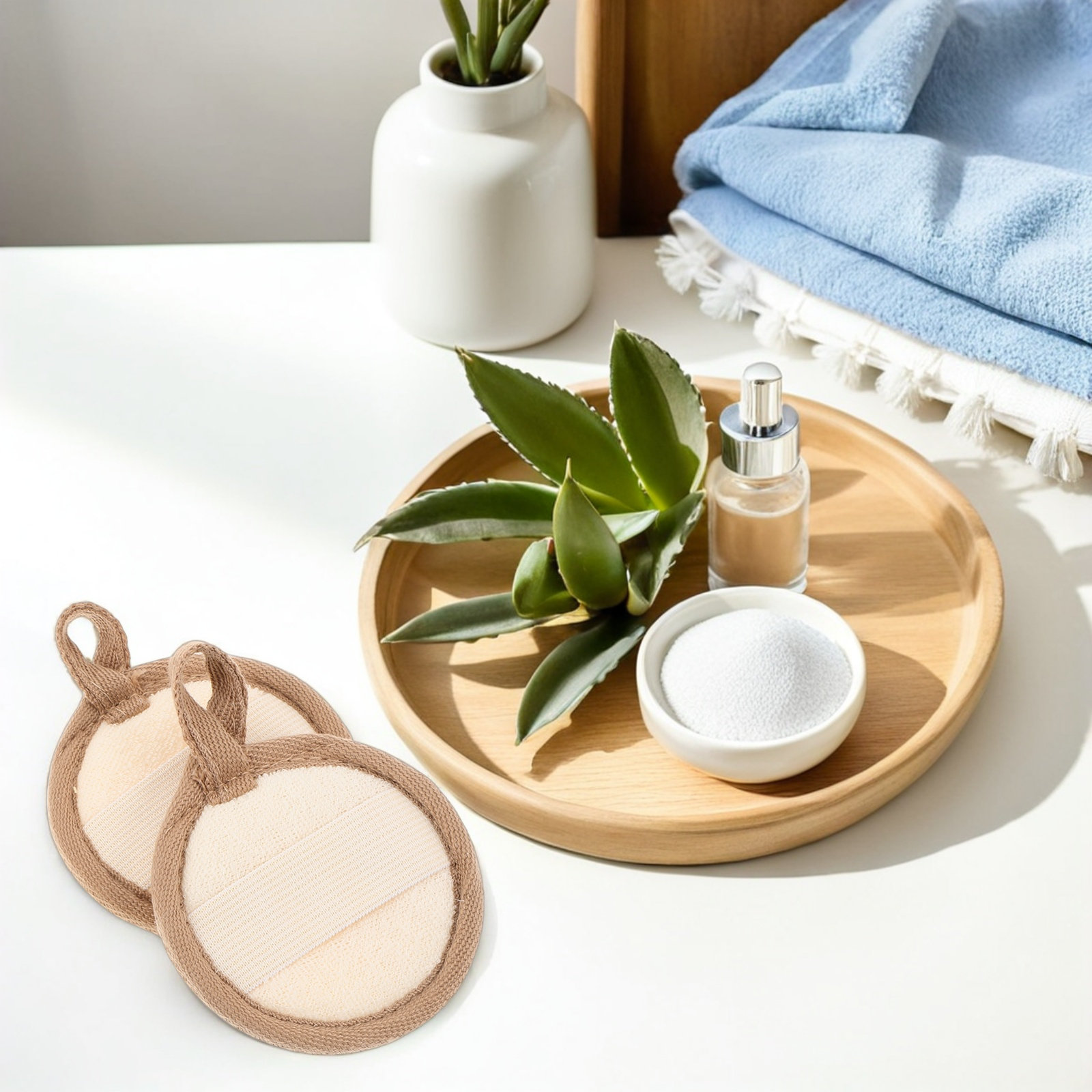 Cleanser Face - 8 Adet Doğal Lif Yüz Peeling