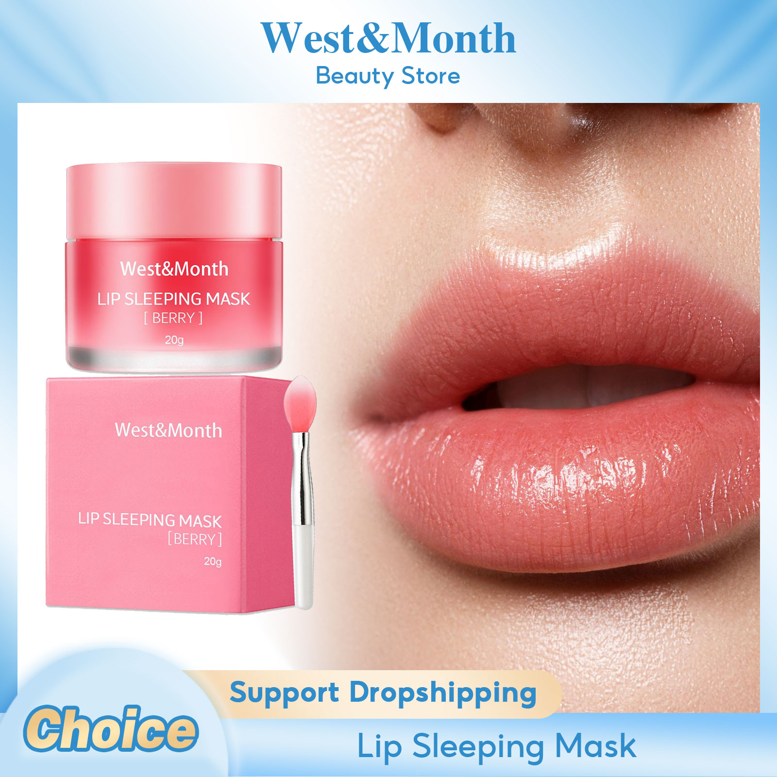 Night Cream - Uyku Dudak Maskesi Çatlama Önleyici Dolgun