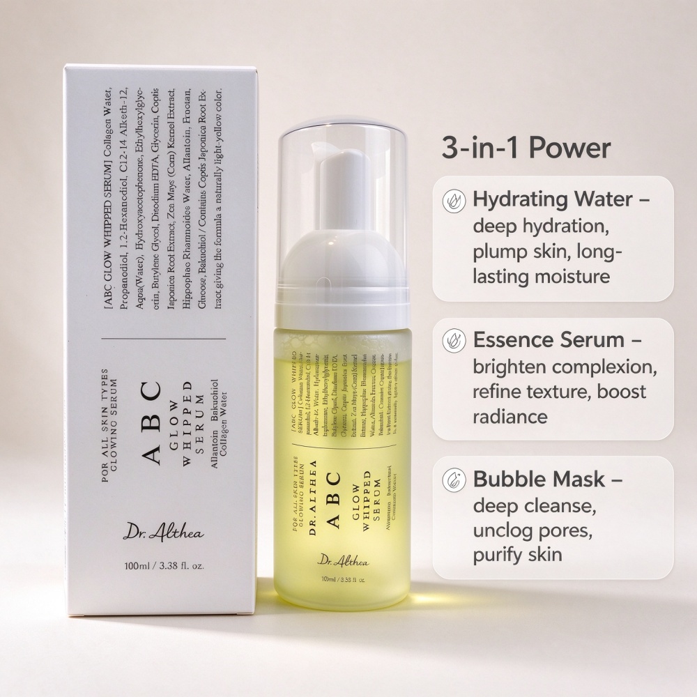 Skincare Glowing - Dr.Althea ABC Glow Köpüren Serum Vegan